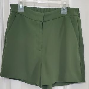 J. Crew High Waist Green Women's Shorts